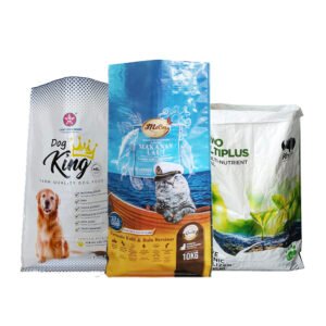 Bolsa de alimentación para mascotas tejida PP